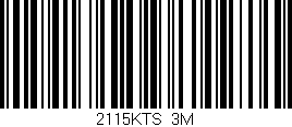 Código de barras (EAN, GTIN, SKU, ISBN): '2115KTS/3M'