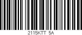 Código de barras (EAN, GTIN, SKU, ISBN): '2115KTT/5A'