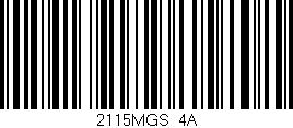 Código de barras (EAN, GTIN, SKU, ISBN): '2115MGS/4A'