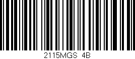 Código de barras (EAN, GTIN, SKU, ISBN): '2115MGS/4B'