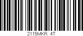 Código de barras (EAN, GTIN, SKU, ISBN): '2115MKR/4T'