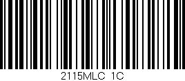 Código de barras (EAN, GTIN, SKU, ISBN): '2115MLC/1C'