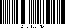 Código de barras (EAN, GTIN, SKU, ISBN): '2115MOD/4D'