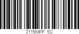 Código de barras (EAN, GTIN, SKU, ISBN): '2115MPF/5C'