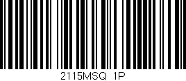 Código de barras (EAN, GTIN, SKU, ISBN): '2115MSQ/1P'