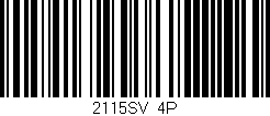 Código de barras (EAN, GTIN, SKU, ISBN): '2115SV/4P'