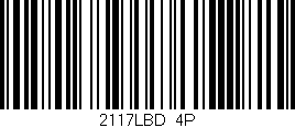 Código de barras (EAN, GTIN, SKU, ISBN): '2117LBD/4P'