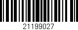 Código de barras (EAN, GTIN, SKU, ISBN): '21199027'