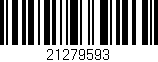 Código de barras (EAN, GTIN, SKU, ISBN): '21279593'