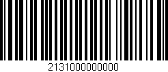 Código de barras (EAN, GTIN, SKU, ISBN): '2131000000000'