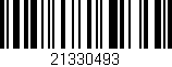 Código de barras (EAN, GTIN, SKU, ISBN): '21330493'