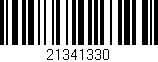 Código de barras (EAN, GTIN, SKU, ISBN): '21341330'