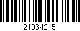 Código de barras (EAN, GTIN, SKU, ISBN): '21364215'