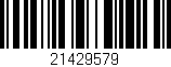 Código de barras (EAN, GTIN, SKU, ISBN): '21429579'