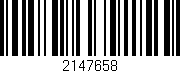 Código de barras (EAN, GTIN, SKU, ISBN): '2147658'