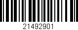 Código de barras (EAN, GTIN, SKU, ISBN): '21492901'