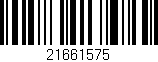 Código de barras (EAN, GTIN, SKU, ISBN): '21661575'
