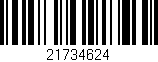 Código de barras (EAN, GTIN, SKU, ISBN): '21734624'