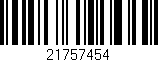 Código de barras (EAN, GTIN, SKU, ISBN): '21757454'