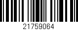 Código de barras (EAN, GTIN, SKU, ISBN): '21759064'