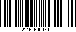 Código de barras (EAN, GTIN, SKU, ISBN): '2216468007002'