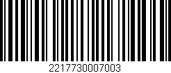 Código de barras (EAN, GTIN, SKU, ISBN): '2217730007003'