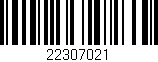 Código de barras (EAN, GTIN, SKU, ISBN): '22307021'