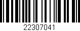 Código de barras (EAN, GTIN, SKU, ISBN): '22307041'