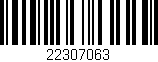 Código de barras (EAN, GTIN, SKU, ISBN): '22307063'