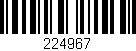 Código de barras (EAN, GTIN, SKU, ISBN): '224967'