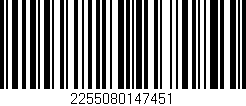 Código de barras (EAN, GTIN, SKU, ISBN): '2255080147451'