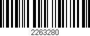 Código de barras (EAN, GTIN, SKU, ISBN): '2263280'