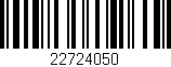 Código de barras (EAN, GTIN, SKU, ISBN): '22724050'