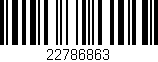 Código de barras (EAN, GTIN, SKU, ISBN): '22786863'