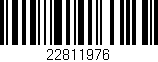 Código de barras (EAN, GTIN, SKU, ISBN): '22811976'