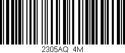 Código de barras (EAN, GTIN, SKU, ISBN): '2305AQ/4M'