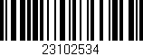 Código de barras (EAN, GTIN, SKU, ISBN): '23102534'