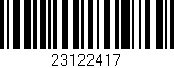 Código de barras (EAN, GTIN, SKU, ISBN): '23122417'