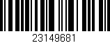 Código de barras (EAN, GTIN, SKU, ISBN): '23149681'