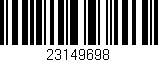 Código de barras (EAN, GTIN, SKU, ISBN): '23149698'