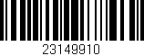 Código de barras (EAN, GTIN, SKU, ISBN): '23149910'