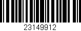 Código de barras (EAN, GTIN, SKU, ISBN): '23149912'
