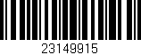 Código de barras (EAN, GTIN, SKU, ISBN): '23149915'