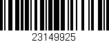 Código de barras (EAN, GTIN, SKU, ISBN): '23149925'