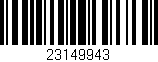 Código de barras (EAN, GTIN, SKU, ISBN): '23149943'