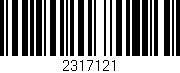 Código de barras (EAN, GTIN, SKU, ISBN): '2317121'