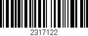 Código de barras (EAN, GTIN, SKU, ISBN): '2317122'
