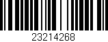 Código de barras (EAN, GTIN, SKU, ISBN): '23214268'