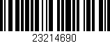 Código de barras (EAN, GTIN, SKU, ISBN): '23214690'