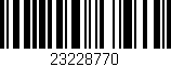 Código de barras (EAN, GTIN, SKU, ISBN): '23228770'